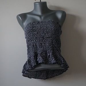 Blue tube top